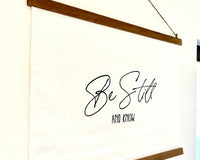 Wall Sign “Be Still and Know”