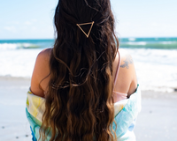 Gold Triangle Hair Clip