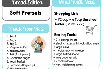 SOLD OUT: Soft Pretzels: 1-Time Bread Making Kit