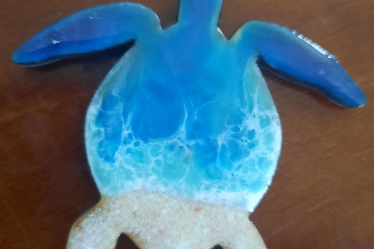 Resin Turtle Magnet