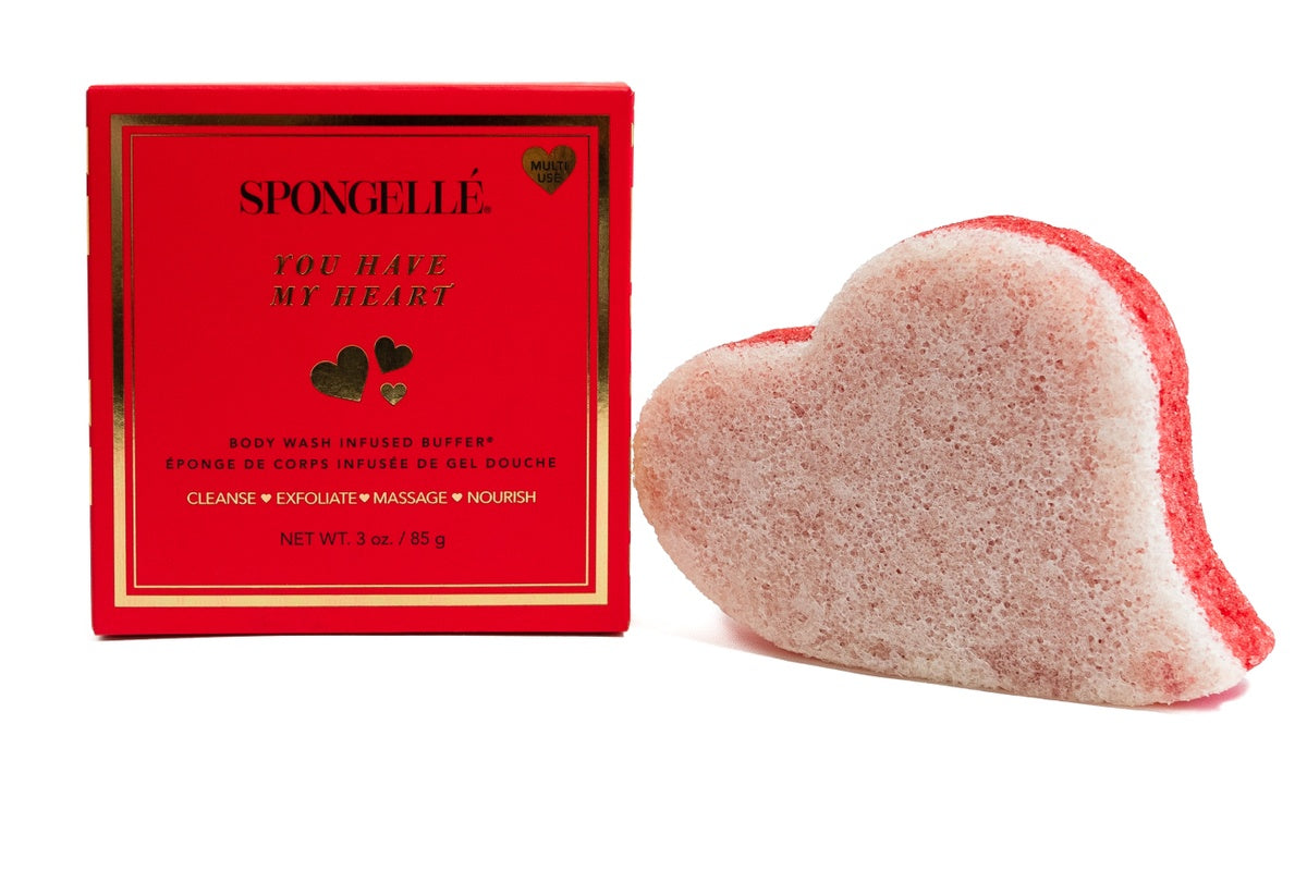 [SPONGELLE] HEART SHAPED SPONGE