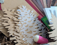 Torn Paper Art Craft Box