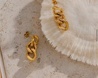 ARIA 14K Gold Chain Earrings