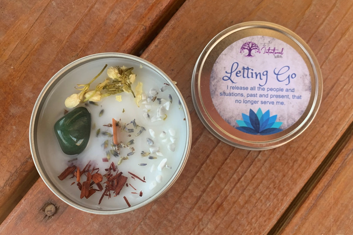 Letting Go Intention Candle