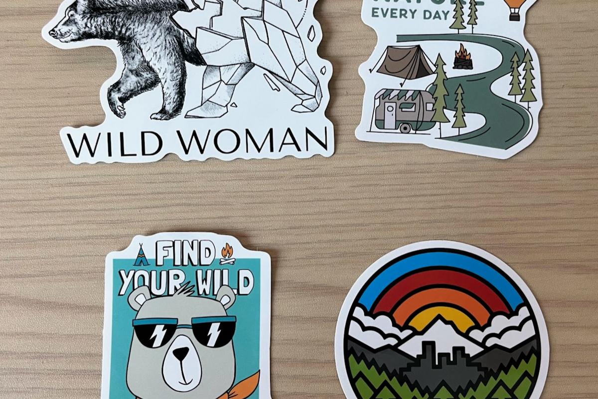 Wild Woman - Outdoor Stickers