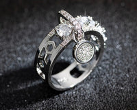 CHARM Statement Cubic Zirconia Ring