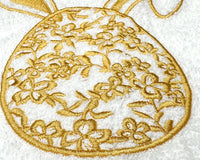 Easter Egg Embroidered Towel