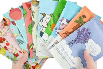 LNG Premium K-beauty Sheet Mask Box