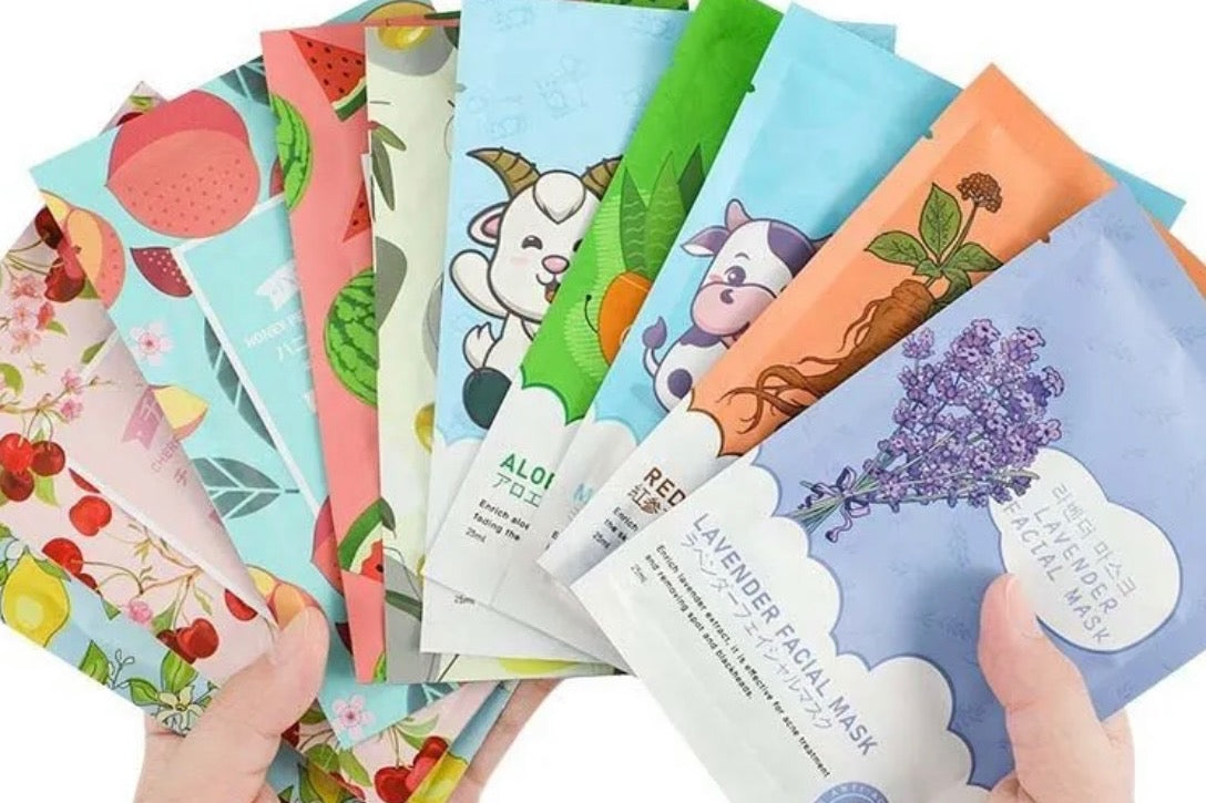 LNG Premium K-beauty Sheet Mask Box