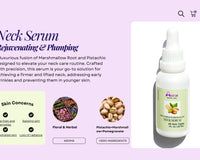 Full size Tightening & Lifting Neck Serum | Marshmallow Root & Lupin - $40 Value in Retail.