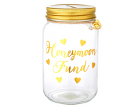 "Honeymoon Fund" Savings Jar