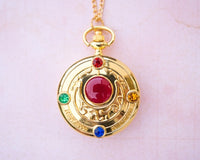 Sailor Moon Brooch Pocket Watch - Gold