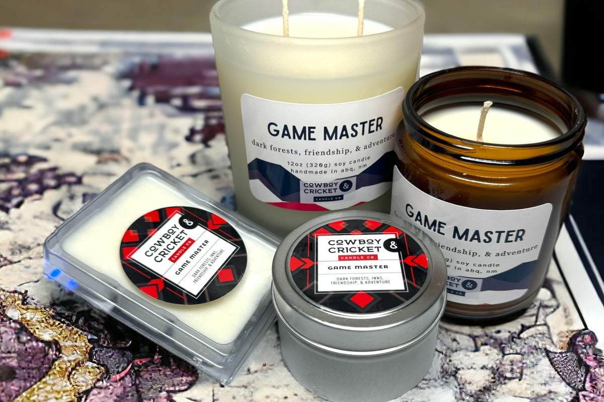 Game Master Soy Candles and Melts - Dark Forests, Friendship, & Adventure