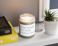 Shop Small, Live Well, Explore Local Scented Candle