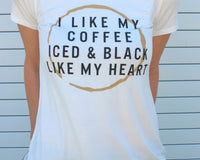 Iced Coffee Tee Shirt