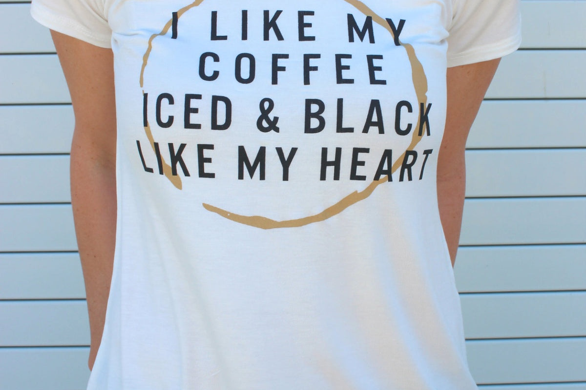 Iced Coffee Tee Shirt