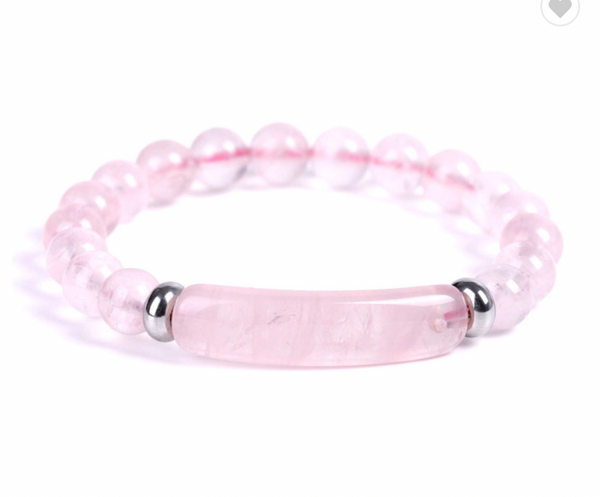 Rose Quartz Energy Stone Bracelet for Love, Designed for Feeling Fab Box, $21 retail value