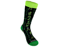 Music Note Matrix Socks from the Sock Panda (Tween Sized)