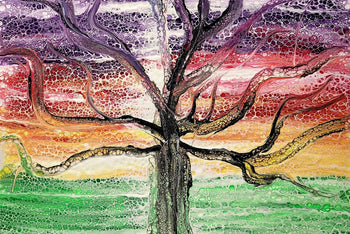 Paint Pouring Tree of Life Art Kit