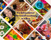 Its Schooltime Subscription Box (Digital Preschool Curriculum & monthly thematic sensory box)