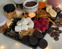 BESTSELLER! Chocolate Fondue Date Night Box | Date Night Idea at Home | Couple Anniversary Wedding Gift | Chocolate Melt At Home Gift Basket Active