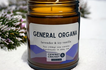 General Organa Soy Candles and Melts - Lavender & Icy Vanilla - Space Adventure Inspired