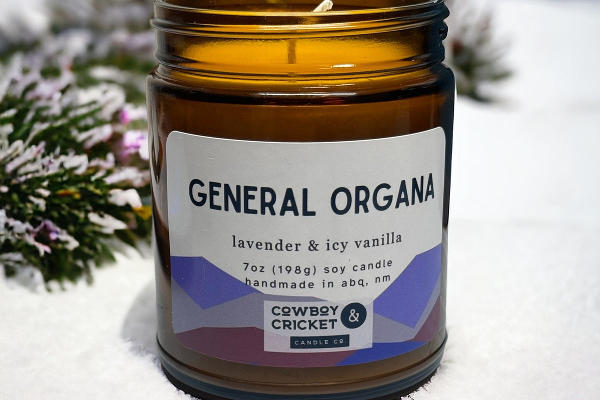 General Organa Soy Candles and Melts - Lavender & Icy Vanilla - Space Adventure Inspired