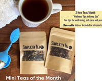 Simplicity Teas | Loose Leaf Wellness Teas of The Month Club