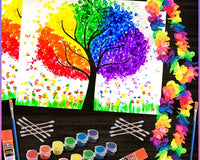 Rainbow Magical Tree DIY Kids Art Box (1-2 Crafters)