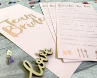 Hen Party Advice Cards