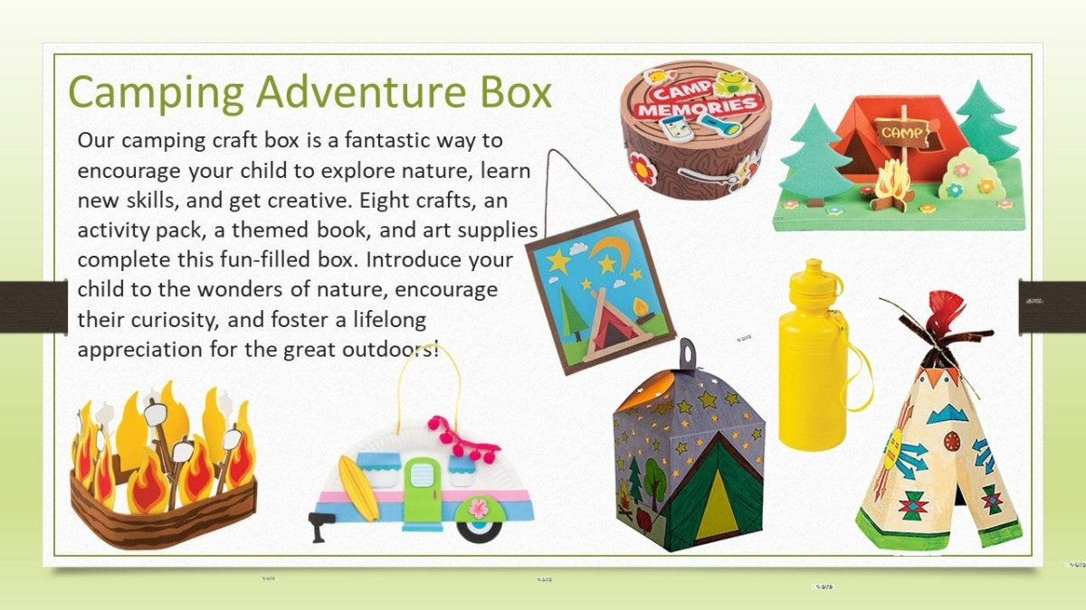 Camping Adventure Craft Box