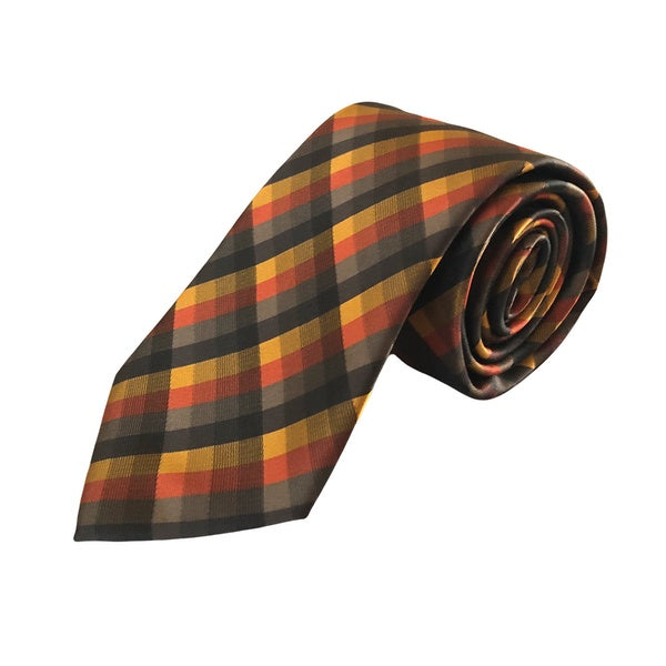 Autumn Harvest Plaid Tie