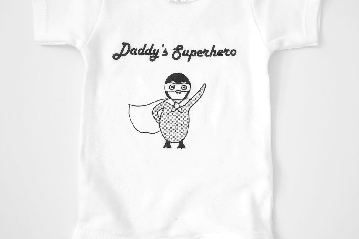 Daddy's superhero onesie