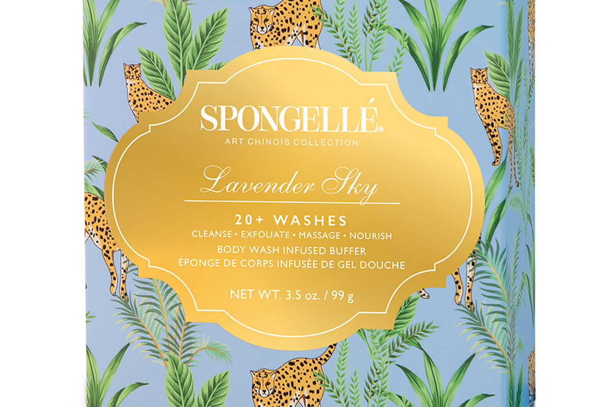 Spongelle Lavender Sky Body Wash Infused Buffer