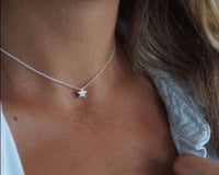 STAR  Minimalist 14K Gold Stainless Steel Tarnish free Necklace