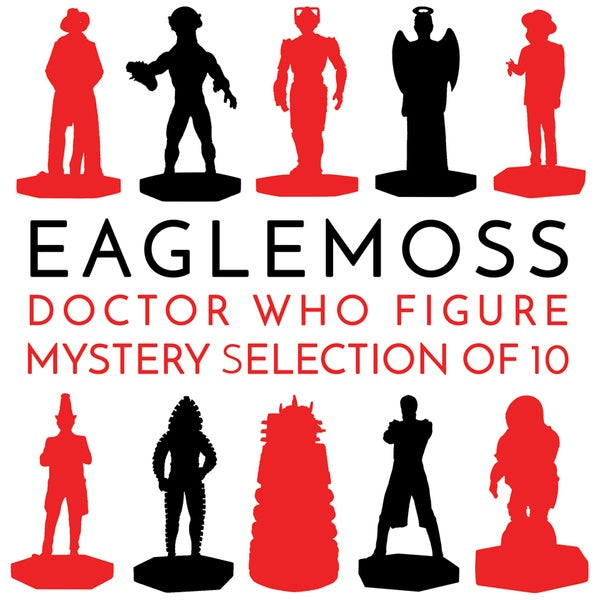 Eaglemoss Doctor Who Figure Collection Mystery Selection of 10 Different + BONUS MAGAZINES