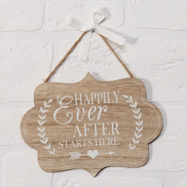 "Happily Ever After" Wedding Day Sign