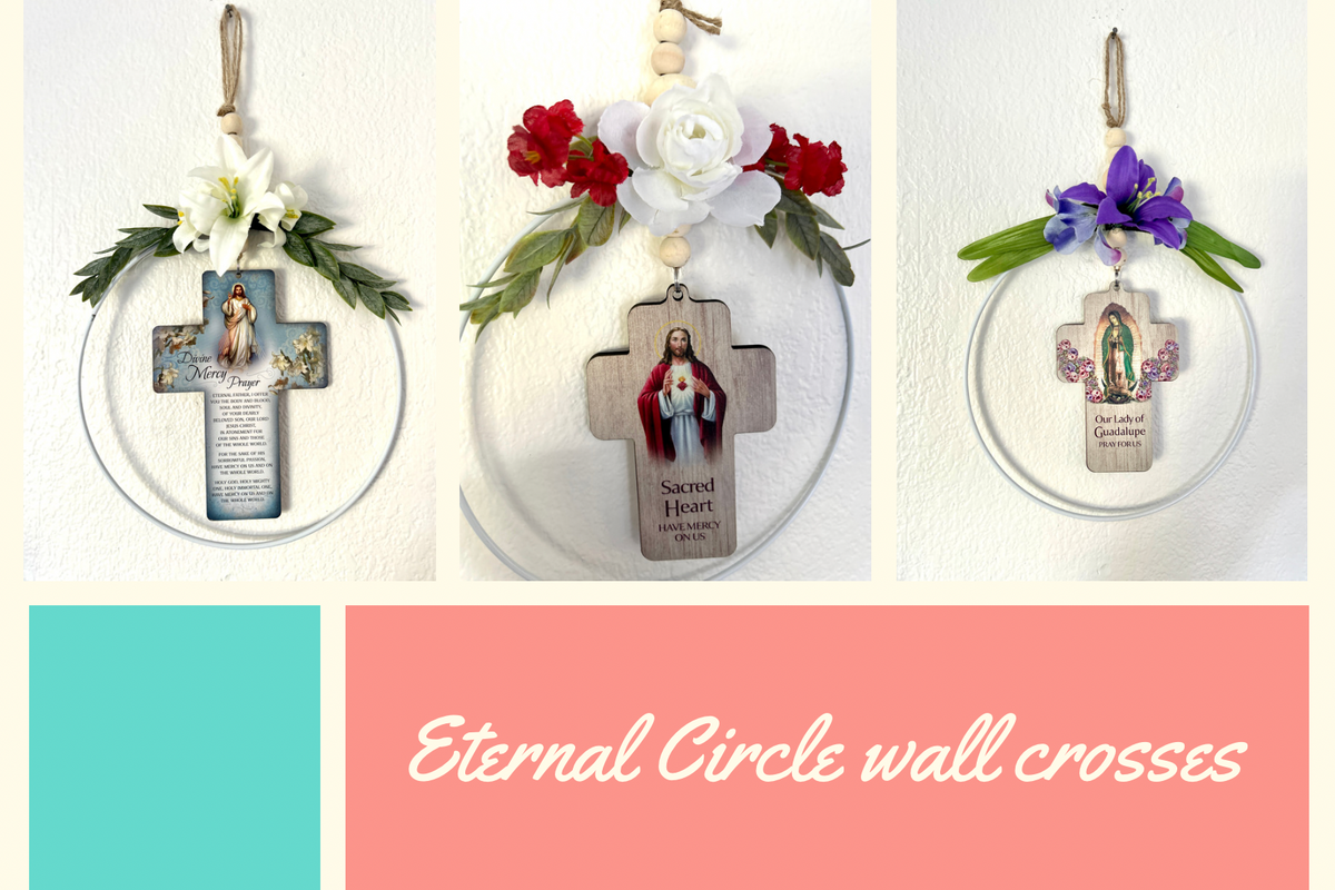 Eternal Circle Wall Crosses