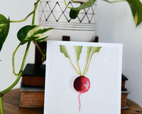 Single Radish Any Occasion Card