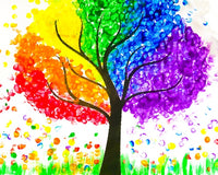 Rainbow Magical Tree DIY Kids Art Box (1-2 Crafters)