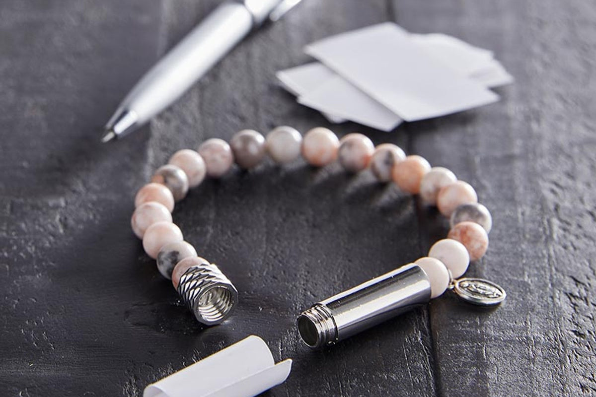 Stone Saint Bracelet (with prayer capsule)