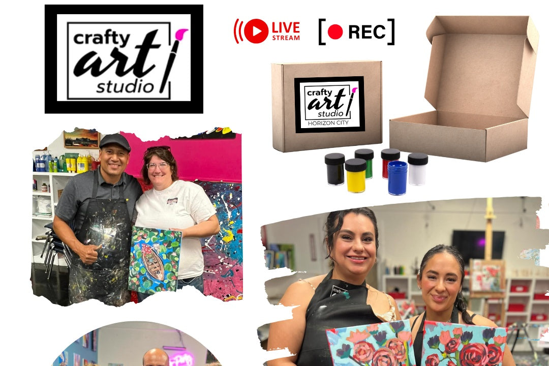 Art Club, Paint Nite Box - Monthly Acrylic Painting Tutorials