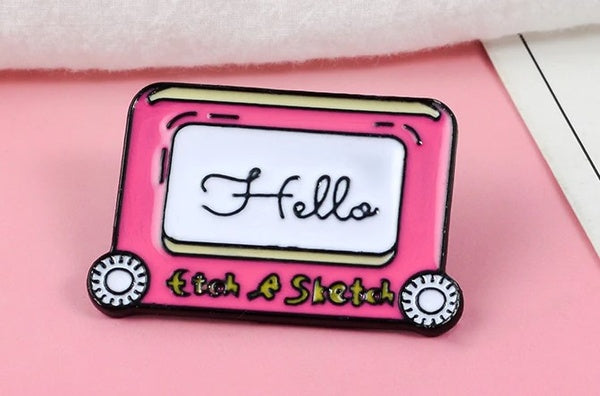 Etch-E-Sketch Hello Pin