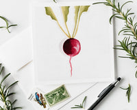 Single Radish Any Occasion Card