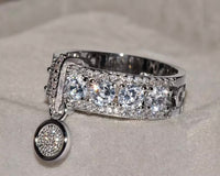 CHARM Statement Cubic Zirconia Ring