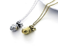 Unique Heart Pendant Necklace