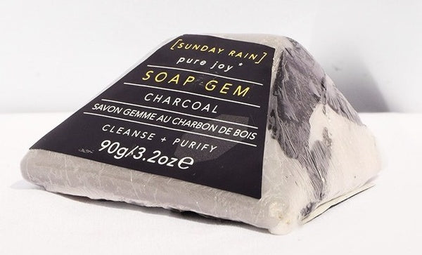 Sunday Rain Gem Soap Charcoal