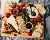 Charcuterie Kit + Handcrafted Wooden Board Bundles