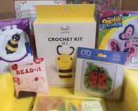 Kids Level 3 - Counted Cross Stitch & Punch Needle - Craft Subscription Box (Recommended Age 10+).