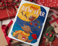 Happy New Year Puzzle Card